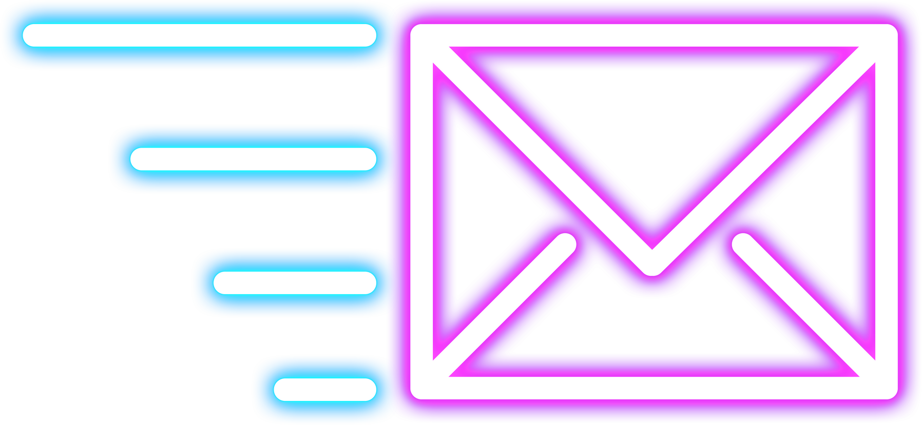 Neon Mail Icon